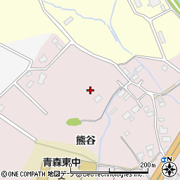 青森県青森市八幡林熊谷62周辺の地図