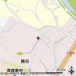 青森県青森市八幡林熊谷84周辺の地図