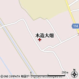 青森県つがる市木造大畑宮崎周辺の地図