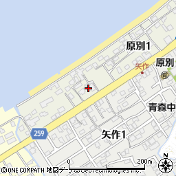 財団法人全日本労働福祉協会　青森県支部青森健診センター周辺の地図