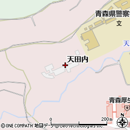 青森県警察本部機動隊周辺の地図