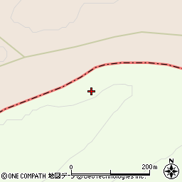 青森県上北郡東北町湯田平周辺の地図