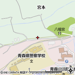 青森県青森市岡町宮本114周辺の地図