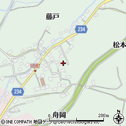 青森県青森市岡町松本周辺の地図