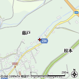 青森県青森市岡町藤戸3周辺の地図