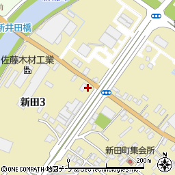 セブンイレブン青森新田３丁目店周辺の地図
