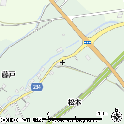 青森県青森市岡町松本79周辺の地図