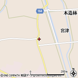 青森県つがる市木造林阿妻29周辺の地図