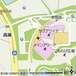新青森県総合運動公園　青い森アリーナ周辺の地図