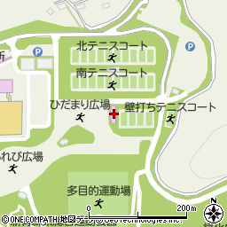 新青森県総合運動公園テニスコート周辺の地図