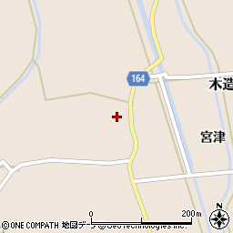 青森県つがる市木造林阿妻2周辺の地図