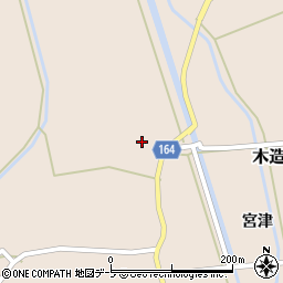 青森県つがる市木造林阿妻18周辺の地図