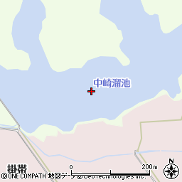 中崎溜池周辺の地図