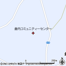 倉内コミュニティーセンター周辺の地図