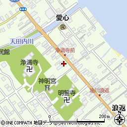 三浦醸造周辺の地図