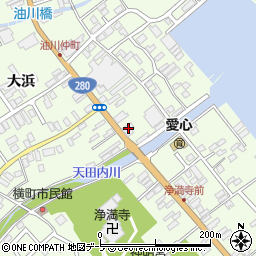 青森銀行油川支店周辺の地図