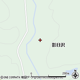 青森県五所川原市飯詰（影日沢）周辺の地図