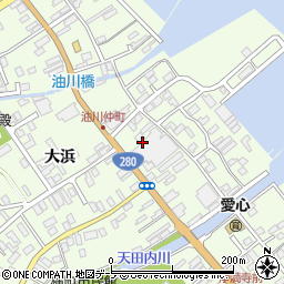 西田酒造店周辺の地図