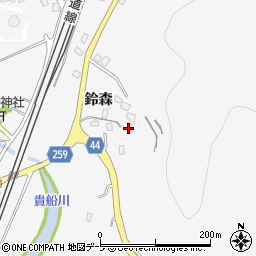 青森県青森市野内鈴森280-1周辺の地図