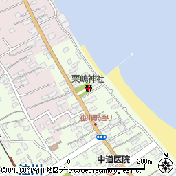 栗嶋神社周辺の地図