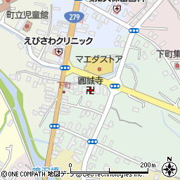 圓誠寺周辺の地図