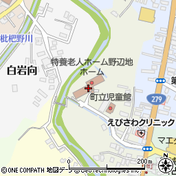 青森県上北郡野辺地町白岩40-1周辺の地図