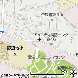 青森県上北郡野辺地町赤坂19周辺の地図