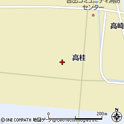青森県つがる市稲垣町吉出（高桂）周辺の地図