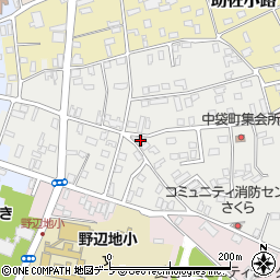 青森県上北郡野辺地町赤坂15-3周辺の地図