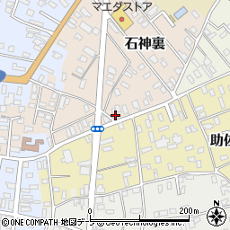 青森県上北郡野辺地町石神裏7-23周辺の地図