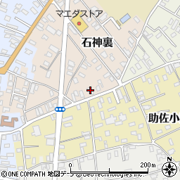 青森県上北郡野辺地町石神裏7-24周辺の地図