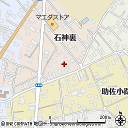 青森県上北郡野辺地町石神裏7-36周辺の地図