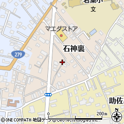 青森県上北郡野辺地町石神裏7-48周辺の地図