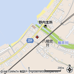久栗坂郵便局周辺の地図