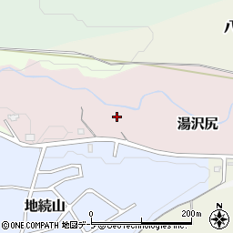 青森県野辺地町（上北郡）湯沢尻周辺の地図