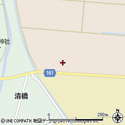 青森県つがる市稲垣町沼館脇森周辺の地図