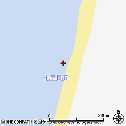 七里長浜周辺の地図