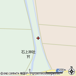 青森県つがる市稲垣町千年（鶴首）周辺の地図