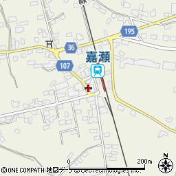 嘉瀬駅前周辺の地図