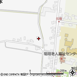 青森県つがる市稲垣町沼崎泉水26-6周辺の地図