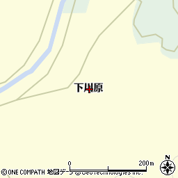 青森県東津軽郡平内町外童子下川原周辺の地図