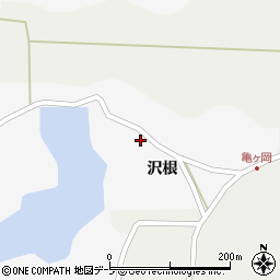 青森県つがる市木造館岡沢根83-43周辺の地図