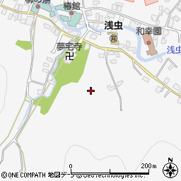 青森県青森市浅虫山下周辺の地図