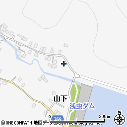 青森県青森市浅虫内野68-1周辺の地図