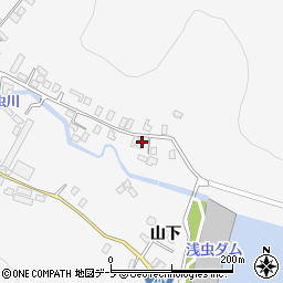 青森県青森市浅虫内野61周辺の地図