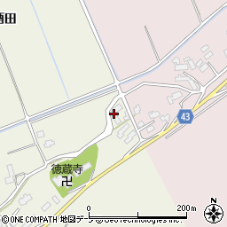 青森県つがる市稲垣町豊川酒田52周辺の地図