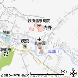 青森県青森市浅虫内野43-22周辺の地図