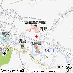 青森県青森市浅虫内野43-21周辺の地図