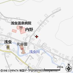 青森県青森市浅虫内野53周辺の地図