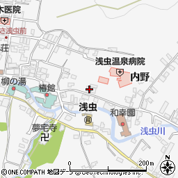 青森県青森市浅虫内野43-1周辺の地図